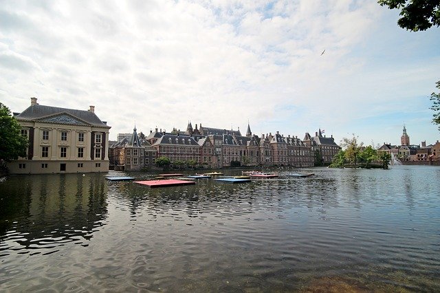 Free download The Hague Hofvijver Netherlands -  free photo or picture to be edited with GIMP online image editor