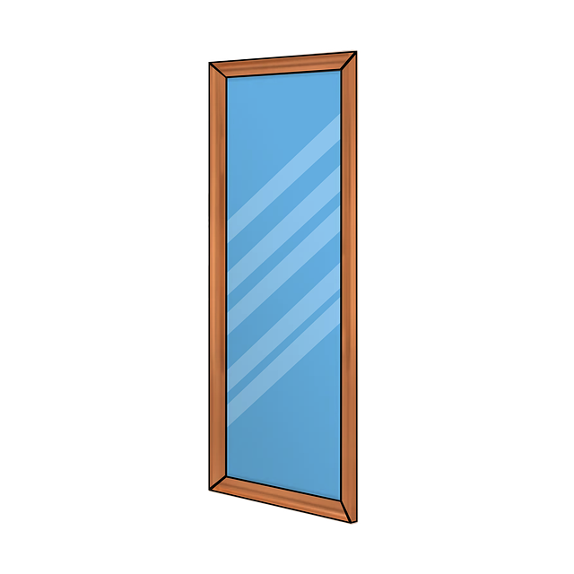 Free download The Mirror Frame Wall Wooden -  free illustration to be edited with GIMP free online image editor