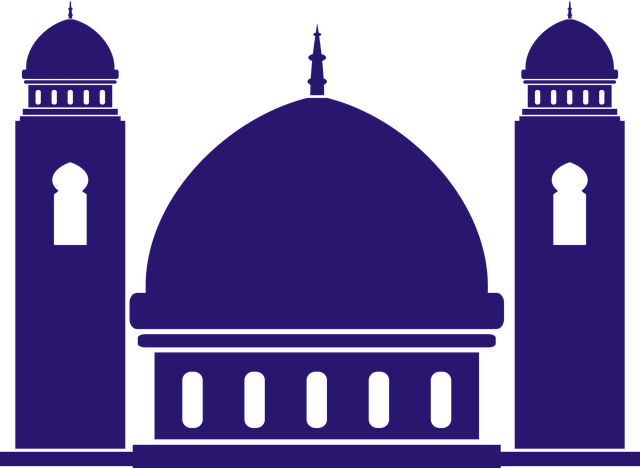 Free download The Mosque Cartoon Silhouette - Free vector graphic on Pixabay free illustration to be edited with GIMP free online image editor