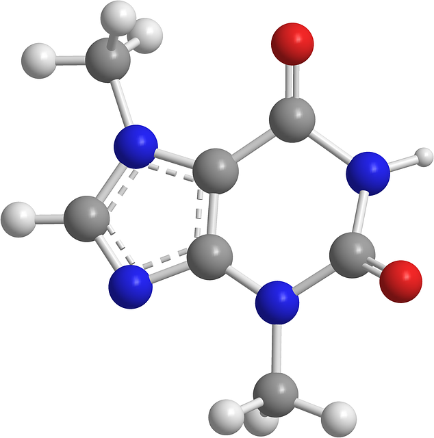 Free download Theobromine Amine 3D Organic -  free illustration to be edited with GIMP free online image editor