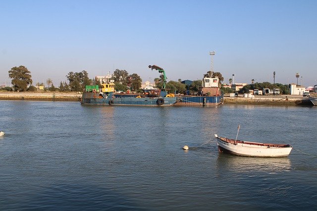 The Port Of Santa Maria River