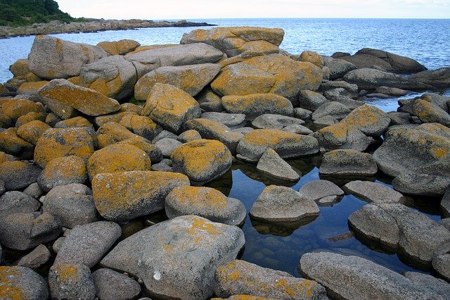 Free download The Stones Sea Beach -  free photo or picture to be edited with GIMP online image editor