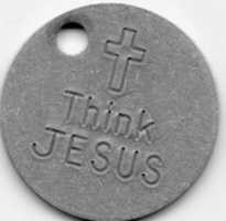 Free download Think JESUS Keychain Attachment free photo or picture to be edited with GIMP online image editor