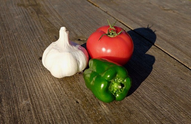 Free download Three Colure Vegetables Cooking -  free photo or picture to be edited with GIMP online image editor