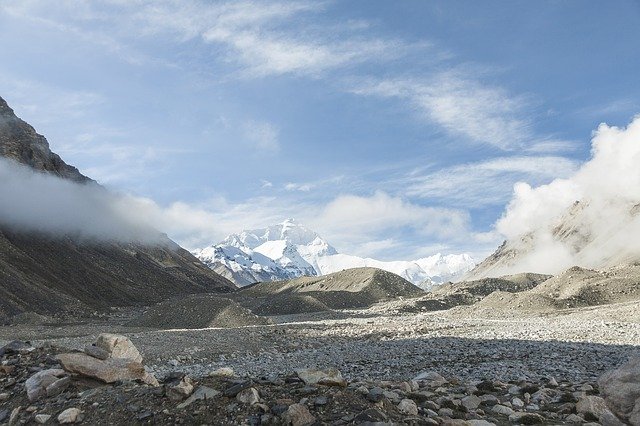 Free download Tibet North Side Tschomolangma -  free photo or picture to be edited with GIMP online image editor