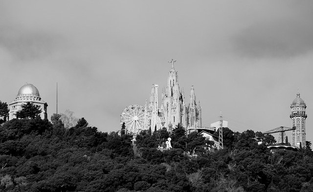 Free download Tibidabo Catalonia Tourism -  free photo or picture to be edited with GIMP online image editor