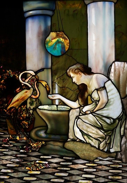 Free download Tiffany Stained Glass -  free illustration to be edited with GIMP free online image editor