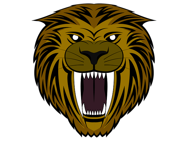 Free download Tiger Saber Tooth Cat Roar -  free illustration to be edited with GIMP free online image editor