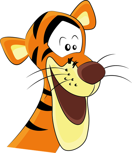 Free download Tiger Tigger Comic -  free illustration to be edited with GIMP free online image editor