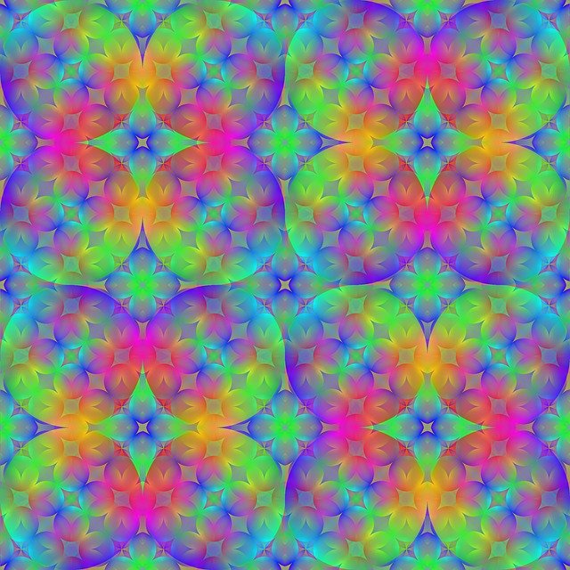 Free download Tile Pattern Colorful -  free illustration to be edited with GIMP free online image editor