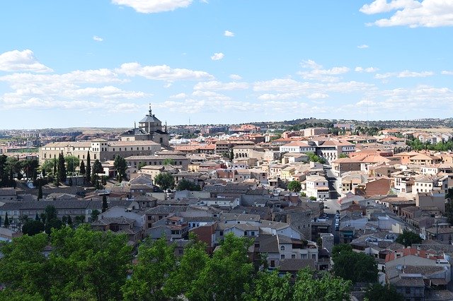 Descărcare gratuită Toledo People Skyline - fotografie sau imagine gratuită pentru a fi editată cu editorul de imagini online GIMP