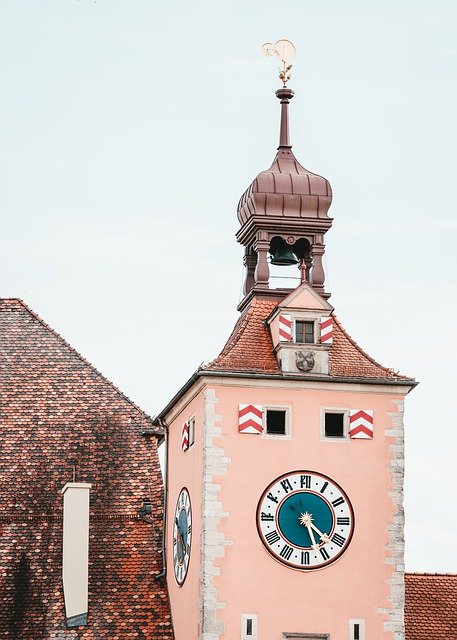 Free download Tower Regensburg Middle Ages Stone -  free photo or picture to be edited with GIMP online image editor