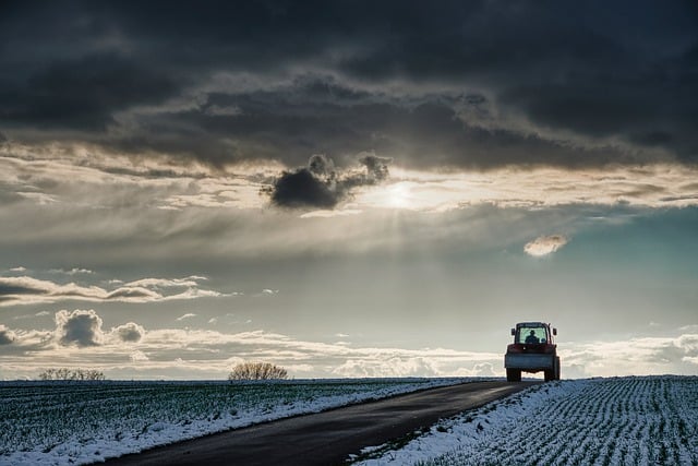 Free download tractor agriculture dramatic sky free picture to be edited with GIMP free online image editor