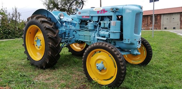 Free download Tractor Nature Agriculture -  free photo or picture to be edited with GIMP online image editor