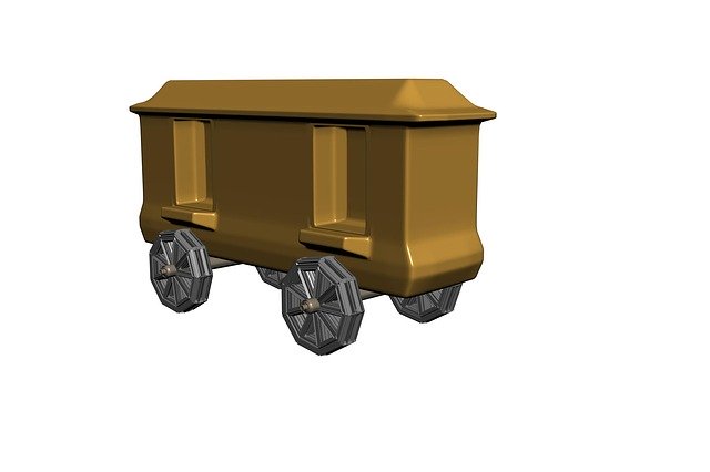 Free download Train 3D -  free illustration to be edited with GIMP free online image editor