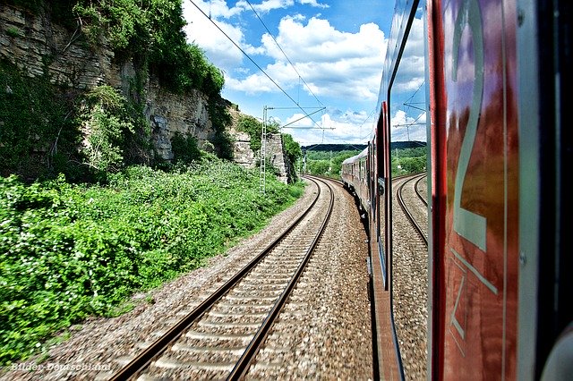 Free download Train On The Go Railway -  free photo or picture to be edited with GIMP online image editor