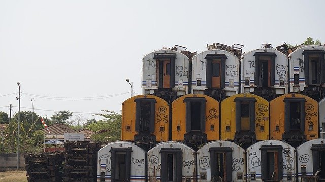 Free download Train Station Indonesia -  free photo or picture to be edited with GIMP online image editor