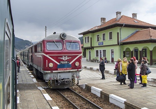 Free download Train Station Narrow Gauge -  free photo or picture to be edited with GIMP online image editor