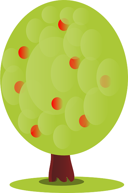 Free download Tree Apple Red - Free vector graphic on Pixabay free illustration to be edited with GIMP free online image editor