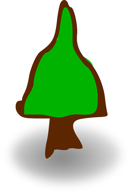 Free download Tree Cartoon Green - Free vector graphic on Pixabay free illustration to be edited with GIMP free online image editor