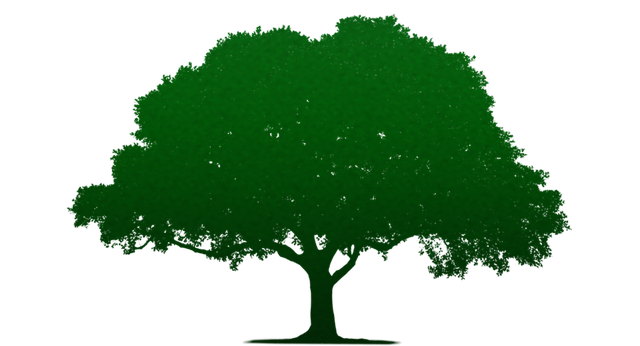 Free download Tree Minimal Gradient -  free illustration to be edited with GIMP free online image editor