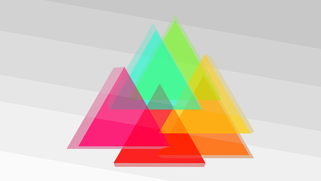 Free download Triangle 3D Mountain -  free illustration to be edited with GIMP free online image editor