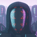 Triangle Faced Robot Army (Sci Fi)  screen for extension Chrome web store in OffiDocs Chromium