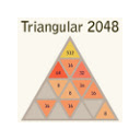 Triangular 2048  screen for extension Chrome web store in OffiDocs Chromium