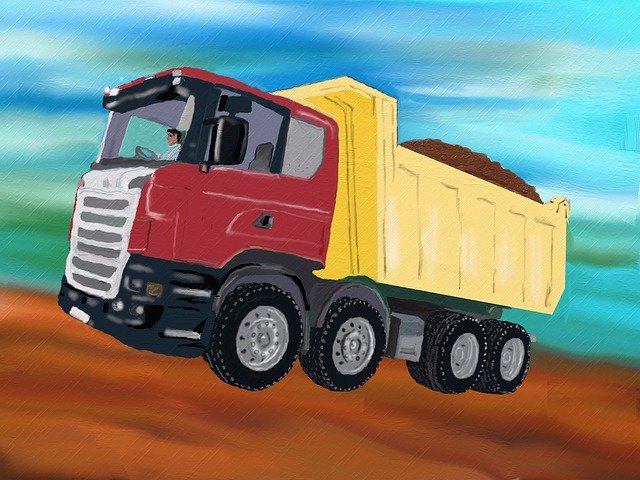 Free download Truck Transport Traffic Carriage -  free illustration to be edited with GIMP free online image editor