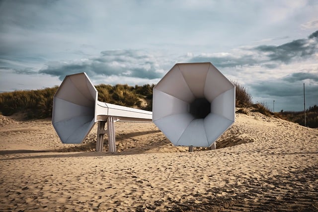 Free download trumpet alphorn sightseeing beach free picture to be edited with GIMP free online image editor