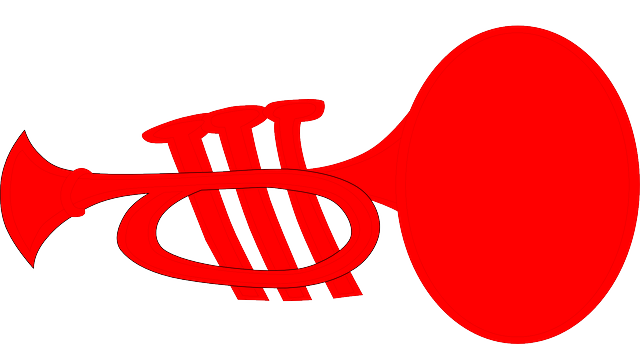 Free download Trumpet Red Musical Instrument - Free vector graphic on Pixabay free illustration to be edited with GIMP free online image editor