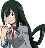 Free download Tsuyu Asui Full Body School Uniform Anime free photo or picture to be edited with GIMP online image editor