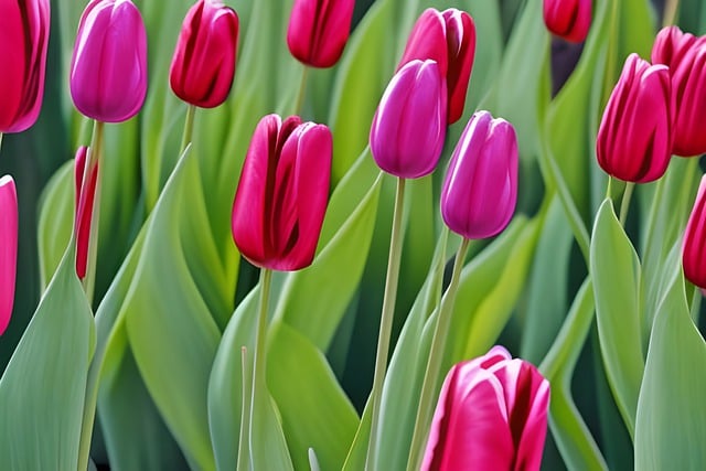 Free download tulips flowers bloom petals flora free picture to be edited with GIMP free online image editor