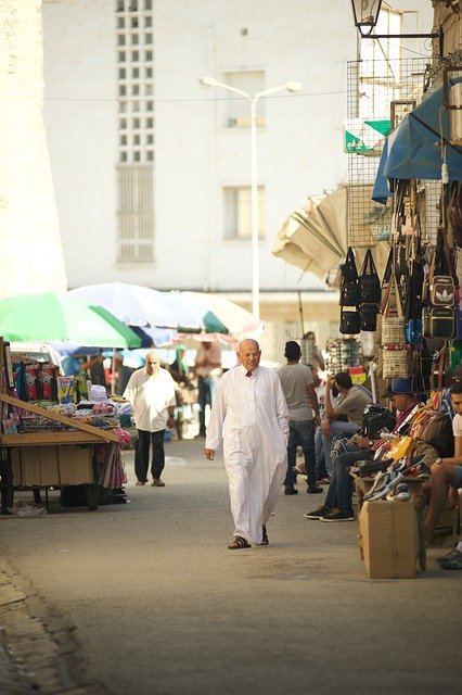 Free download Tunisia Market Man -  free photo or picture to be edited with GIMP online image editor