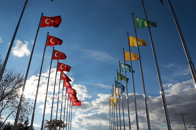 Free download Turkish Flag Sky -  free photo or picture to be edited with GIMP online image editor