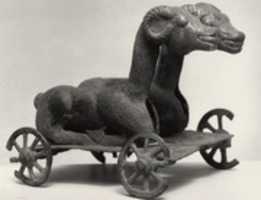 Free download Two Rams on Wheeled Cart free photo or picture to be edited with GIMP online image editor