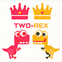 Two Rex 2 Player Game  screen for extension Chrome web store in OffiDocs Chromium