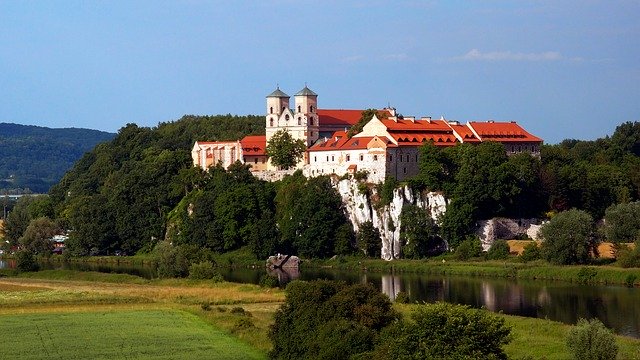 Free download Tyniec Monastery Landscape -  free photo or picture to be edited with GIMP online image editor