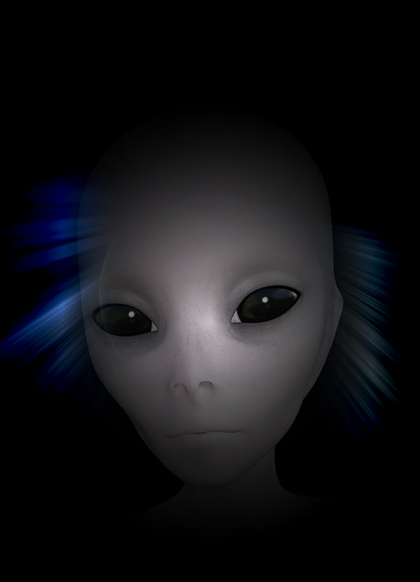 Free download Ufo Alien Darkness -  free illustration to be edited with GIMP free online image editor