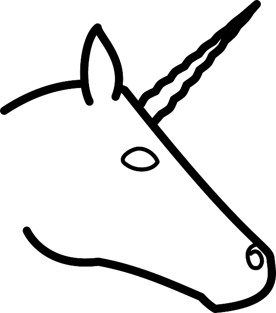 Free download Unicorn Profile Head - Free vector graphic on Pixabay free illustration to be edited with GIMP free online image editor