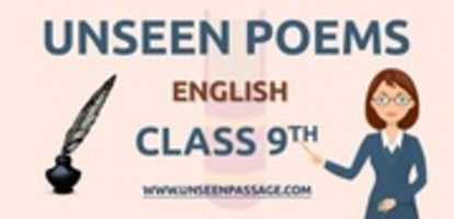 Free download Unseen Poem For Class 9 In English free photo or picture to be edited with GIMP online image editor