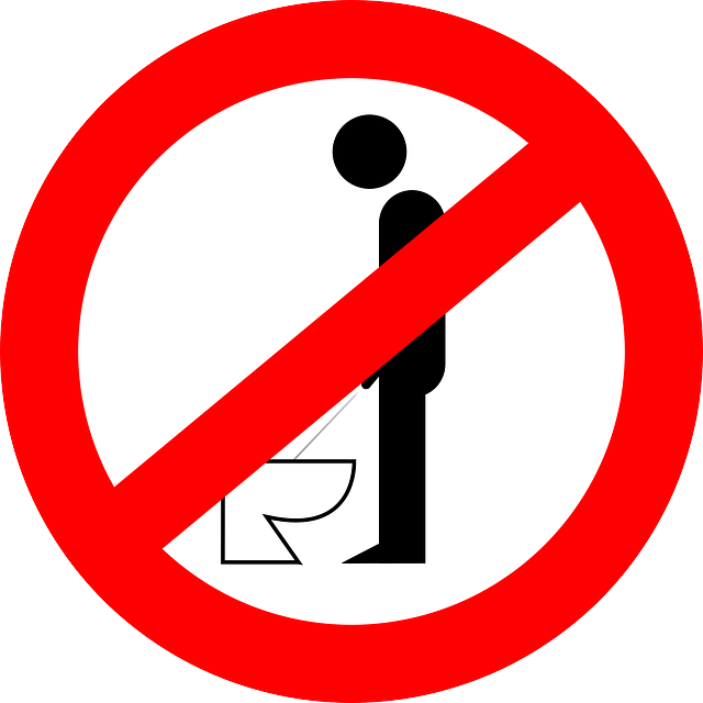 Free download Urinating Forbidden Peeing - Free vector graphic on Pixabay free illustration to be edited with GIMP free online image editor