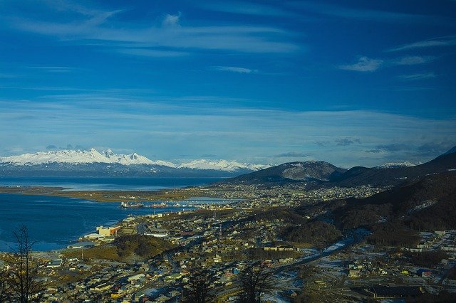 Free download Ushuaia Beagle Channel Mountains -  free photo or picture to be edited with GIMP online image editor