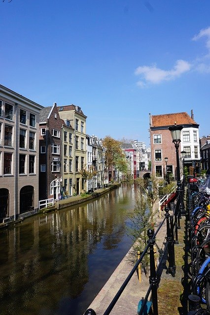 Free download Utrecht Canal Holland -  free photo or picture to be edited with GIMP online image editor