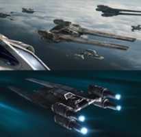 Free download U - Wing Concept Art for the movie Rogue One : A Star Wars Story free photo or picture to be edited with GIMP online image editor