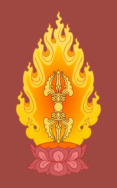 Free download Vajra Tibet Buddhism - Free vector graphic on Pixabay free illustration to be edited with GIMP free online image editor