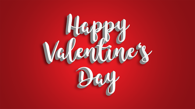 Free download Valentines Day Typography -  free illustration to be edited with GIMP free online image editor