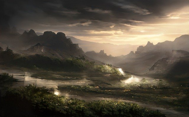 Free download valley meanders river mountains free picture to be edited with GIMP free online image editor