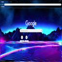 Vaporwave 2  screen for extension Chrome web store in OffiDocs Chromium