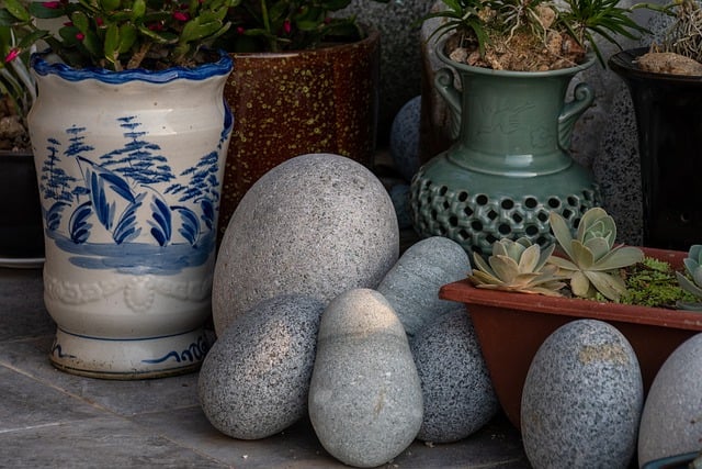 Free download vases ceramic stones decoration free picture to be edited with GIMP free online image editor